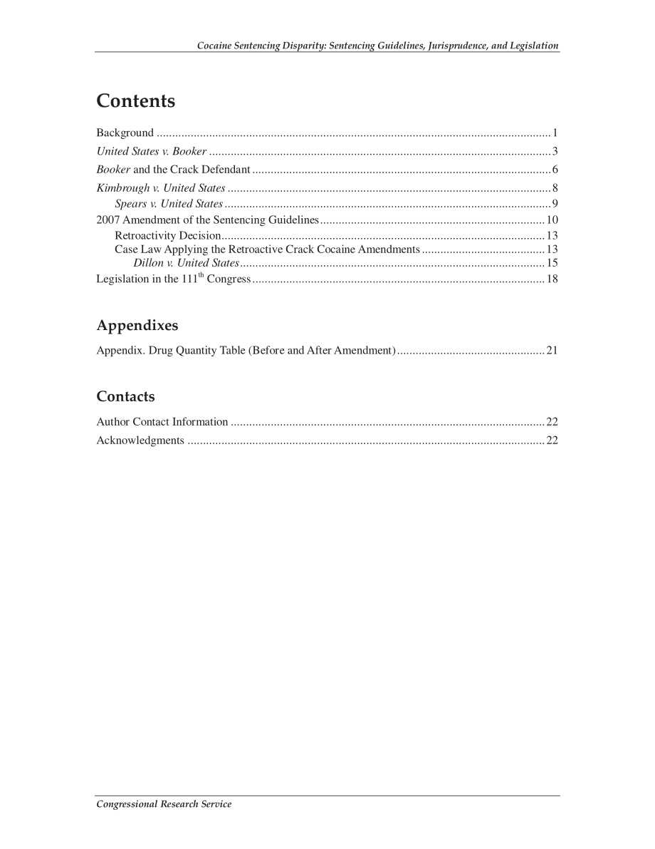 [20100805]RL33318_联邦可卡因判刑差异：量刑指南、判例和立法.pdf_第3页