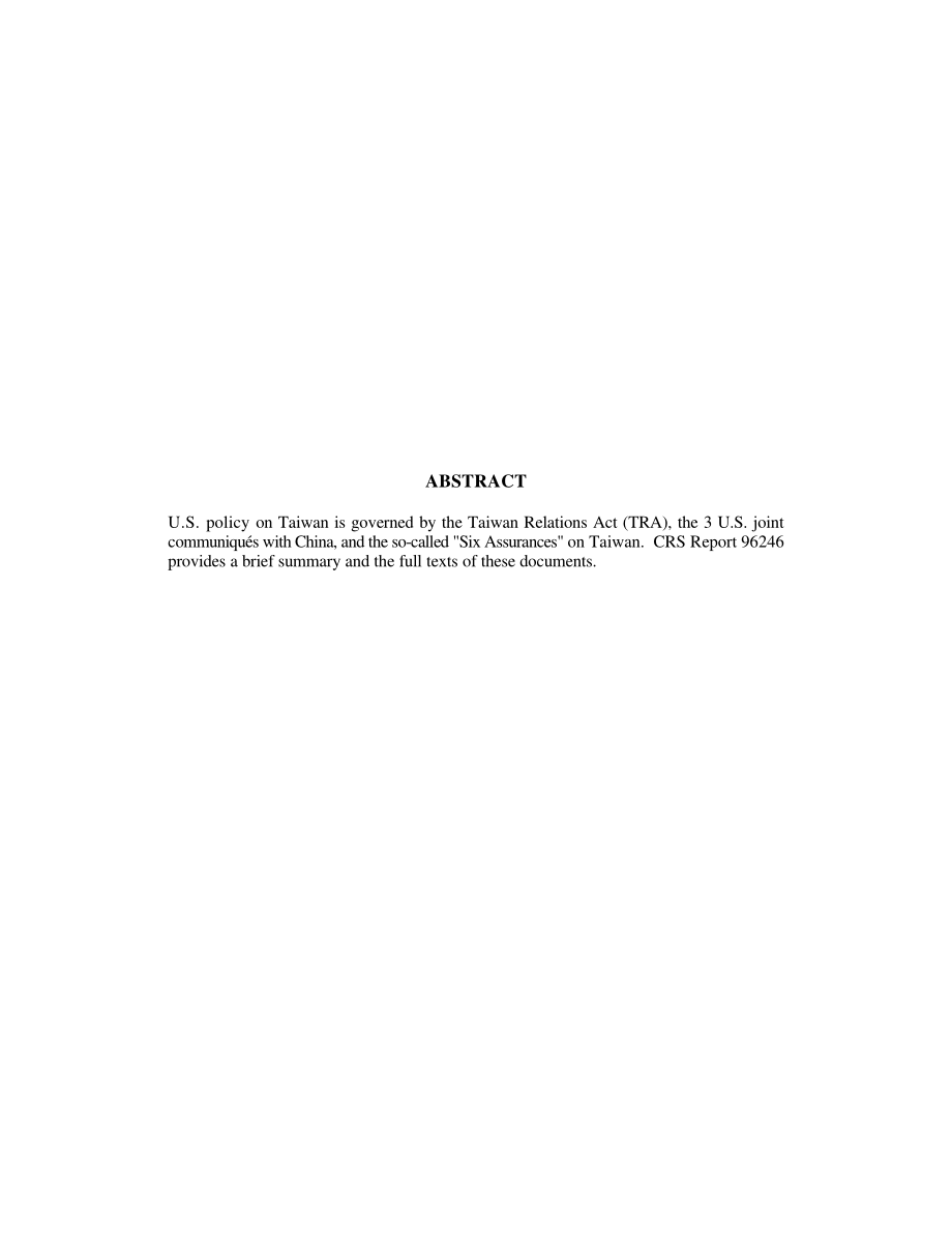 [19980521]96-246F_台湾地区：《与台湾关系法》、《美中公报》和“六项保证”的文本.pdf_第2页