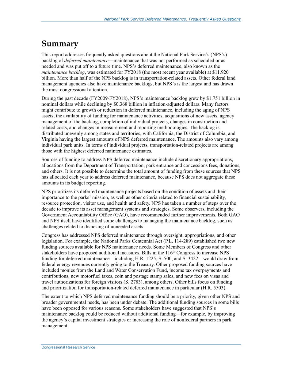 [20200513]R44924_国家公园管理局延期维护：常见问题解答.pdf_第2页