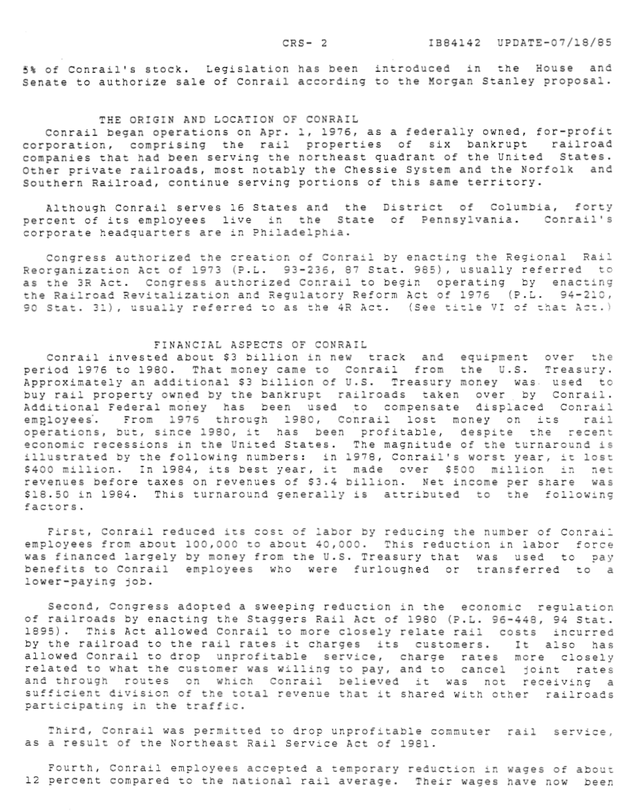 [19850718]IB84142_Conrail公司：卖给诺福克南方公司还是卖给一群投资者？.pdf_第3页