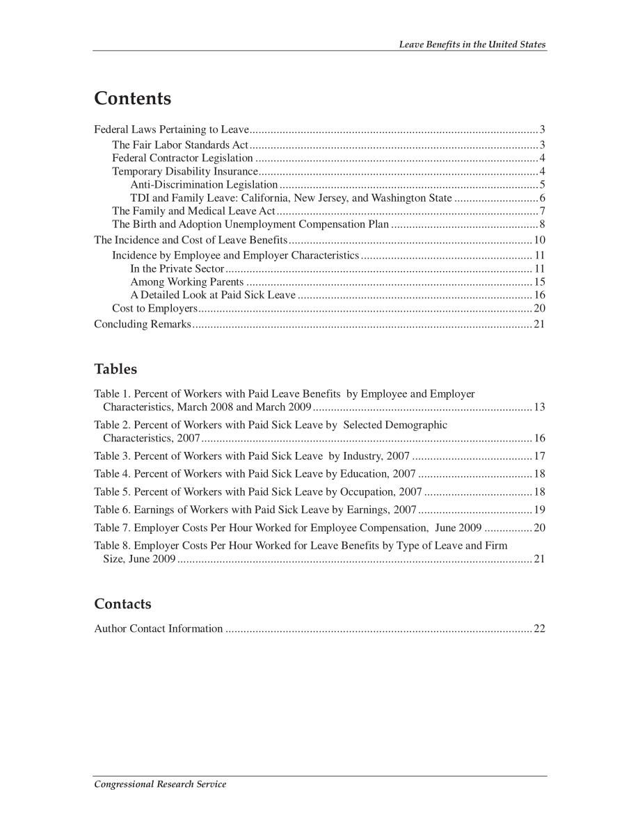[20100617]RL34088_在美国的休假福利.pdf_第3页