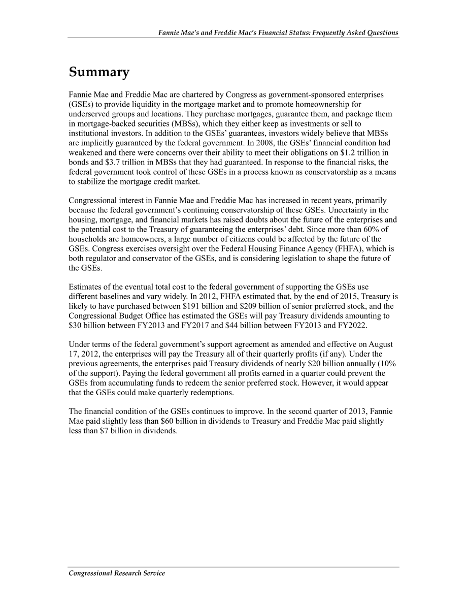 [20130813]R42760_房利美和房地美的财务状况：常见问题解答.pdf_第2页