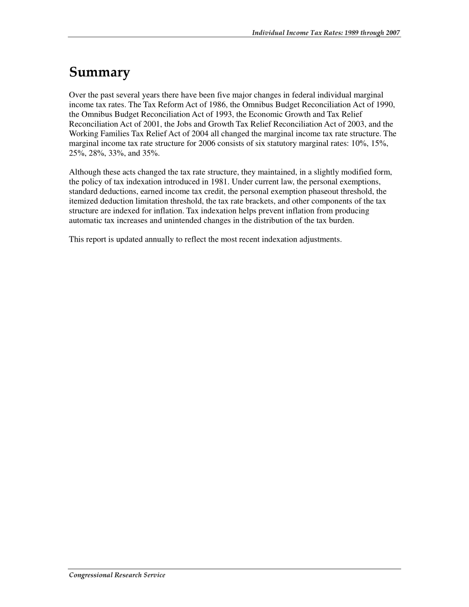 [20061004]RL30007_个人所得税税率：1989年至2007年.pdf_第2页
