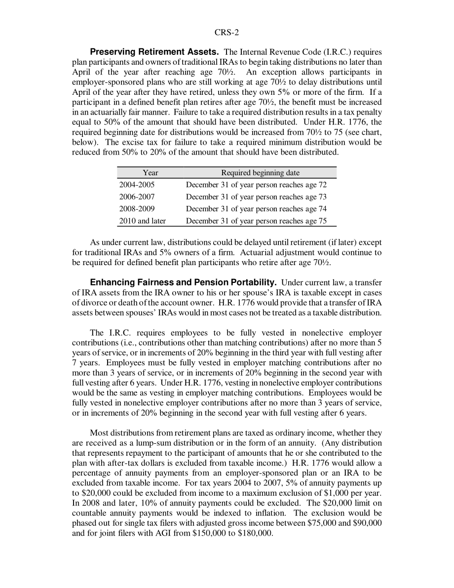 [20030528]RS21531_养老金改革：2003年养老金保护和储蓄扩张法案.pdf_第2页
