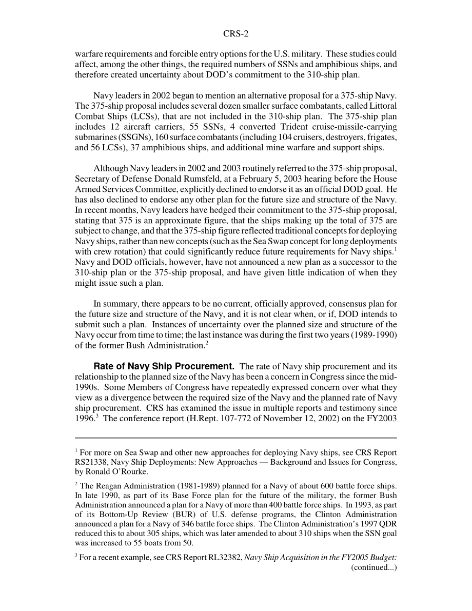 [20040804]RS20535_海军舰艇采购率和海军计划规模：国会背景和议题.pdf_第2页