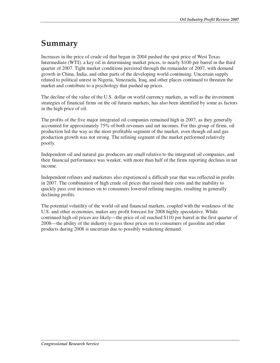 [20080404]RL34437_2007年石油行业利润回顾.pdf_第2页