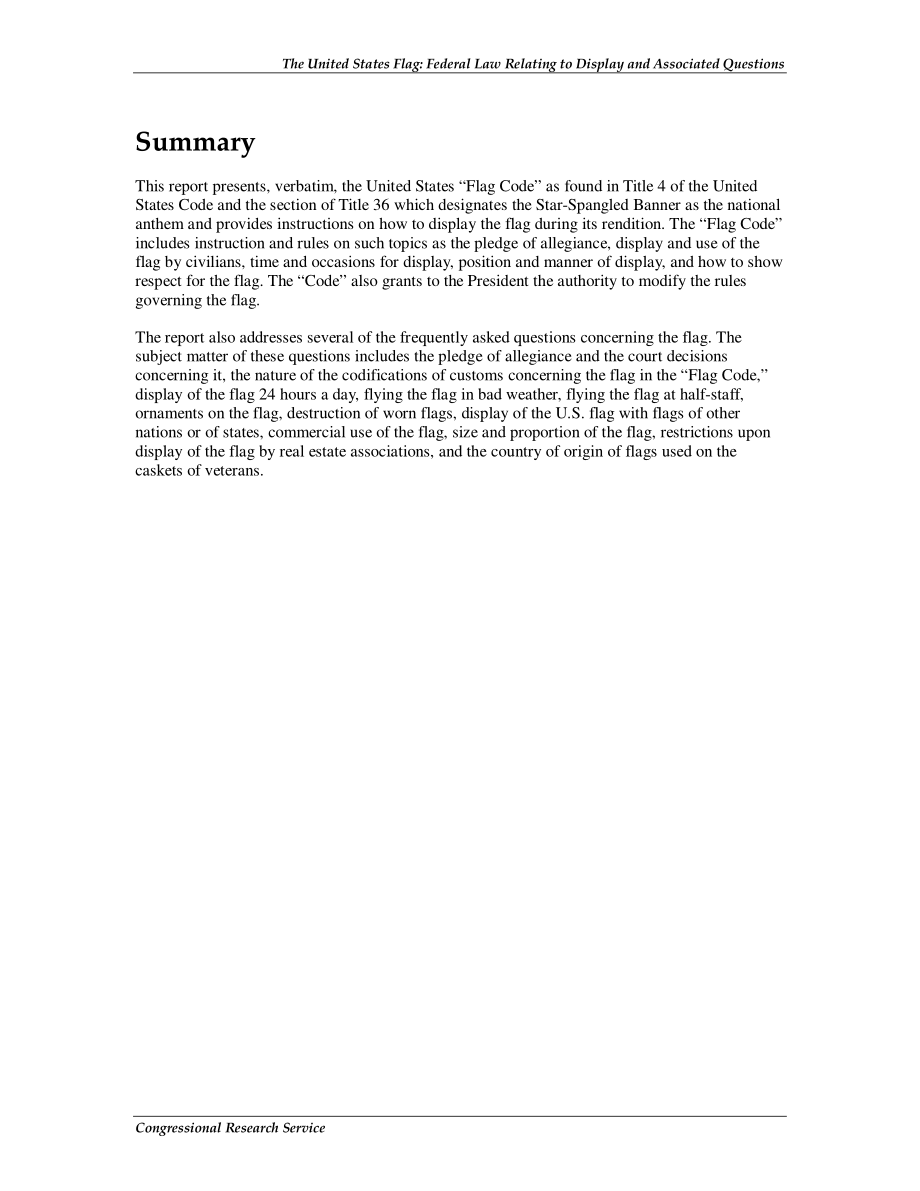 [20110207]RL30243_美国国旗：与展示和相关问题相关的联邦法律.pdf_第2页
