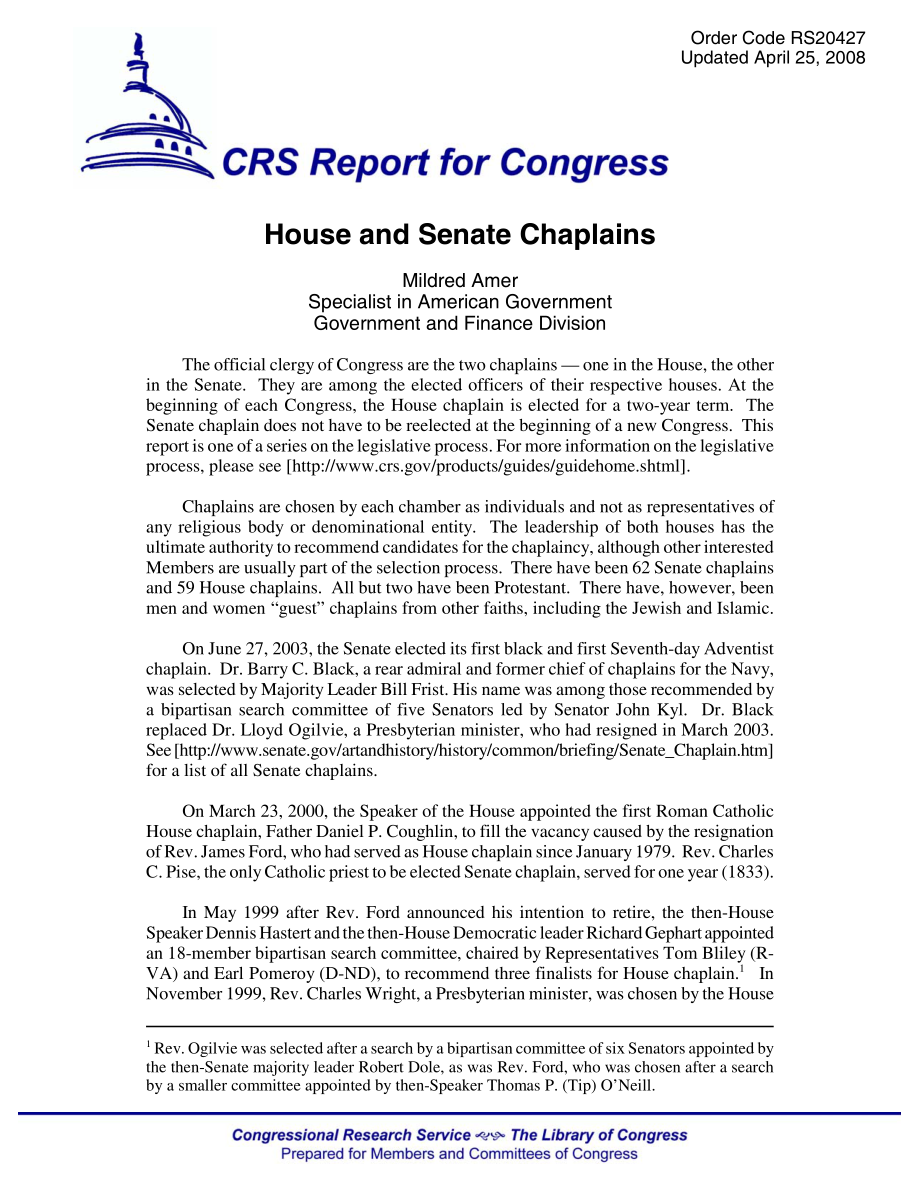 [20080425]RS20427_参众两院牧师.pdf_第1页