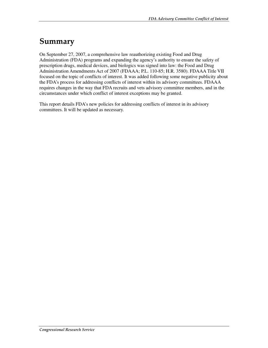 [20090102]RS22691_FDA咨询委员会利益冲突.pdf_第2页