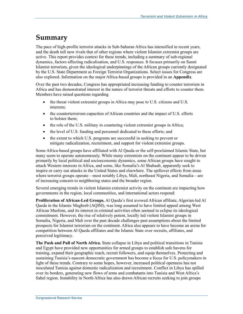 [20160714]R44563_非洲的恐怖主义和暴力极端主义.pdf_第2页