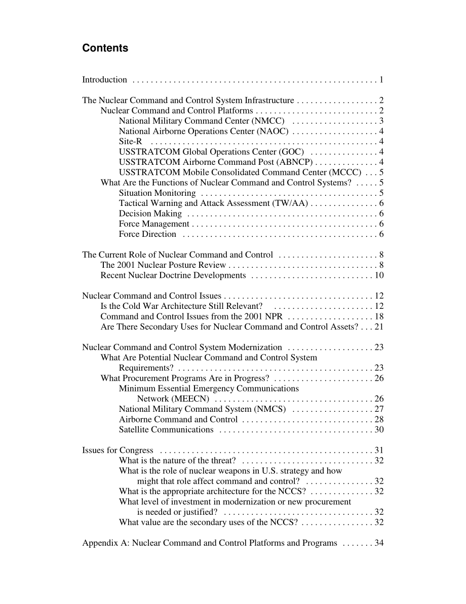 [20060503]RL33408_核指挥与控制：当前计划和问题.pdf_第3页