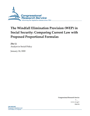 [20200124]R46194_社会保障中的意外收入消除条款（WEP）：当前定律与建议比例公式的比较.pdf