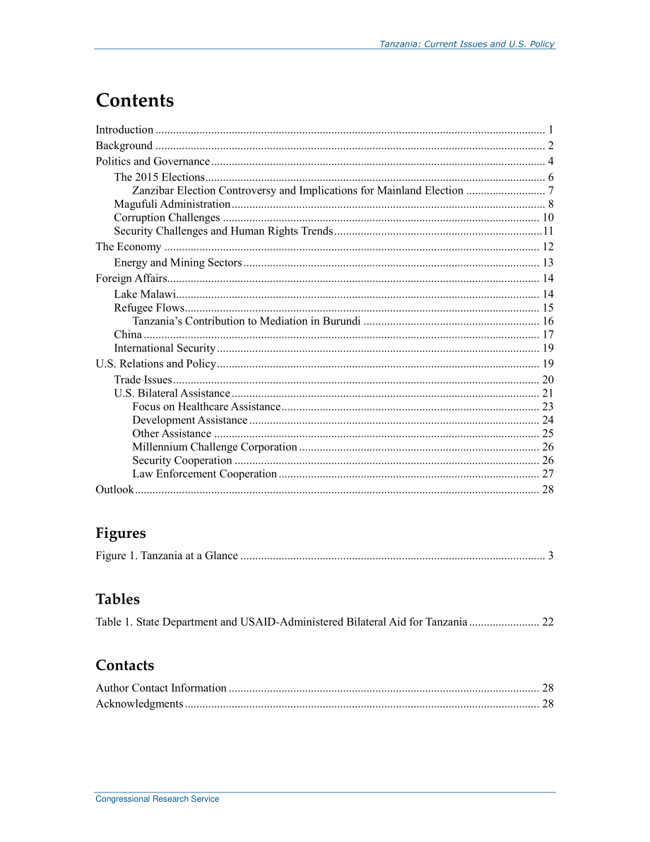 [20171006]R44271_坦桑尼亚：当前问题和美国政策.pdf_第3页