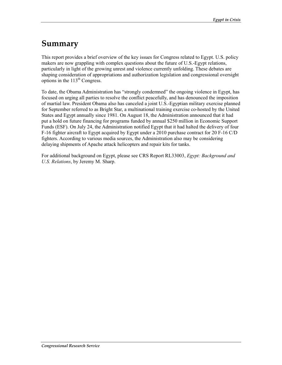 [20130912]R43183_危机中的埃及：国会议题.pdf_第2页