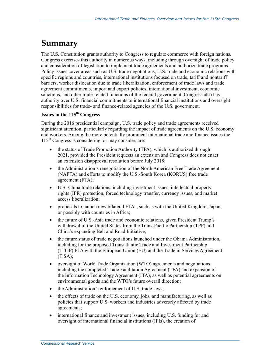 [20180305]R44717_国际贸易和金融：第115届大会概况和议题.pdf_第2页
