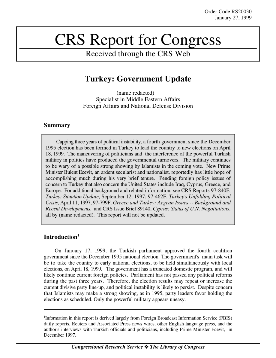 [19990127]RS20030_土耳其：政府更新.pdf_第1页