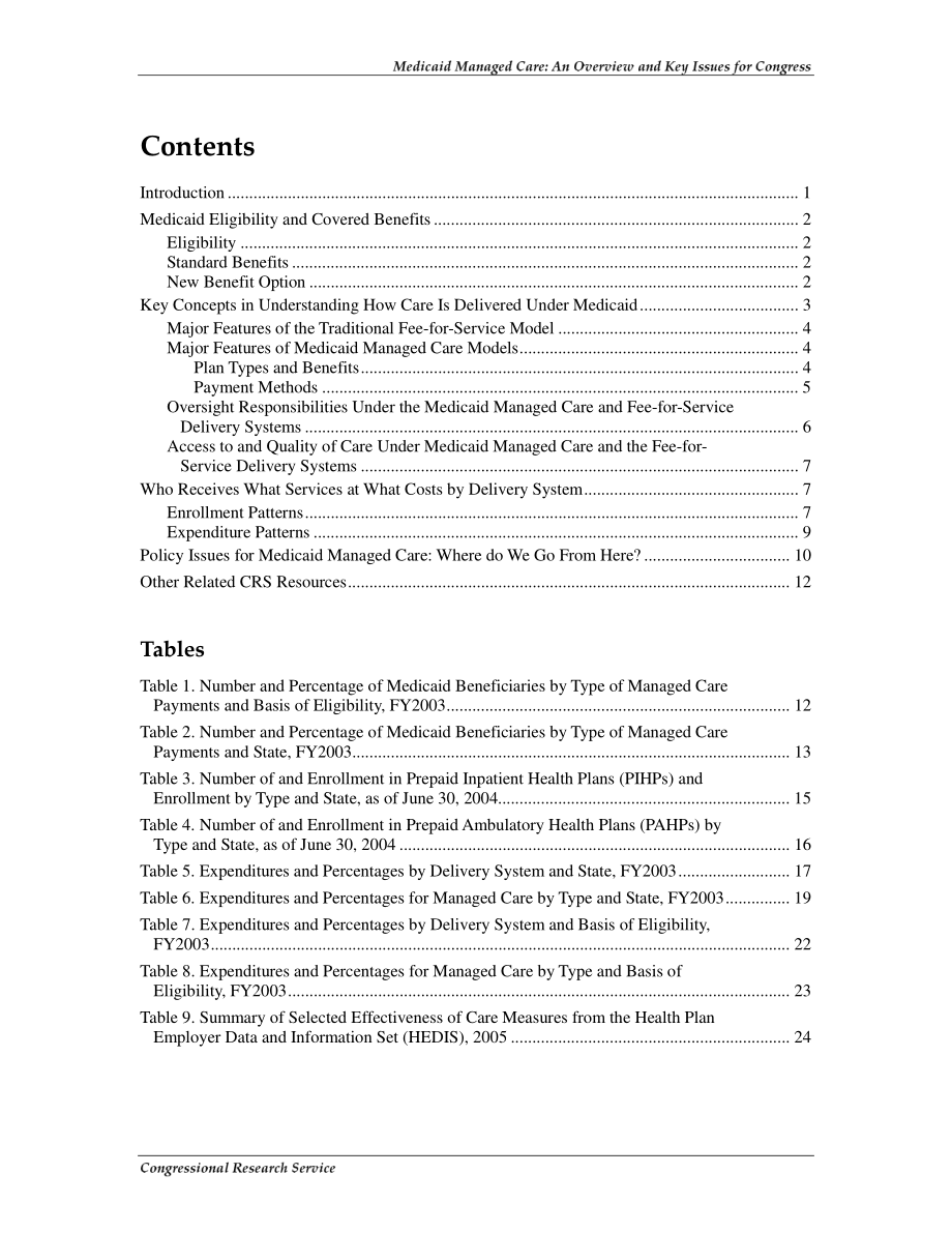 [20061026]RL33711_医疗补助管理医疗：国会概况和关键问题.pdf_第3页