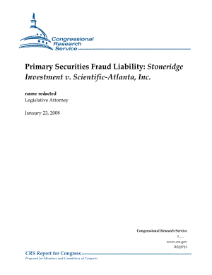 [20080123]RS22723_主要证券欺诈责任：Stoneridge Investment v.Scientific Atlanta股份有限公司.pdf