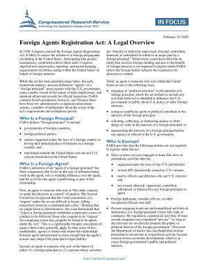 [20200225]IF11439_《外国代理商注册法》（FARA）：法律概述.pdf