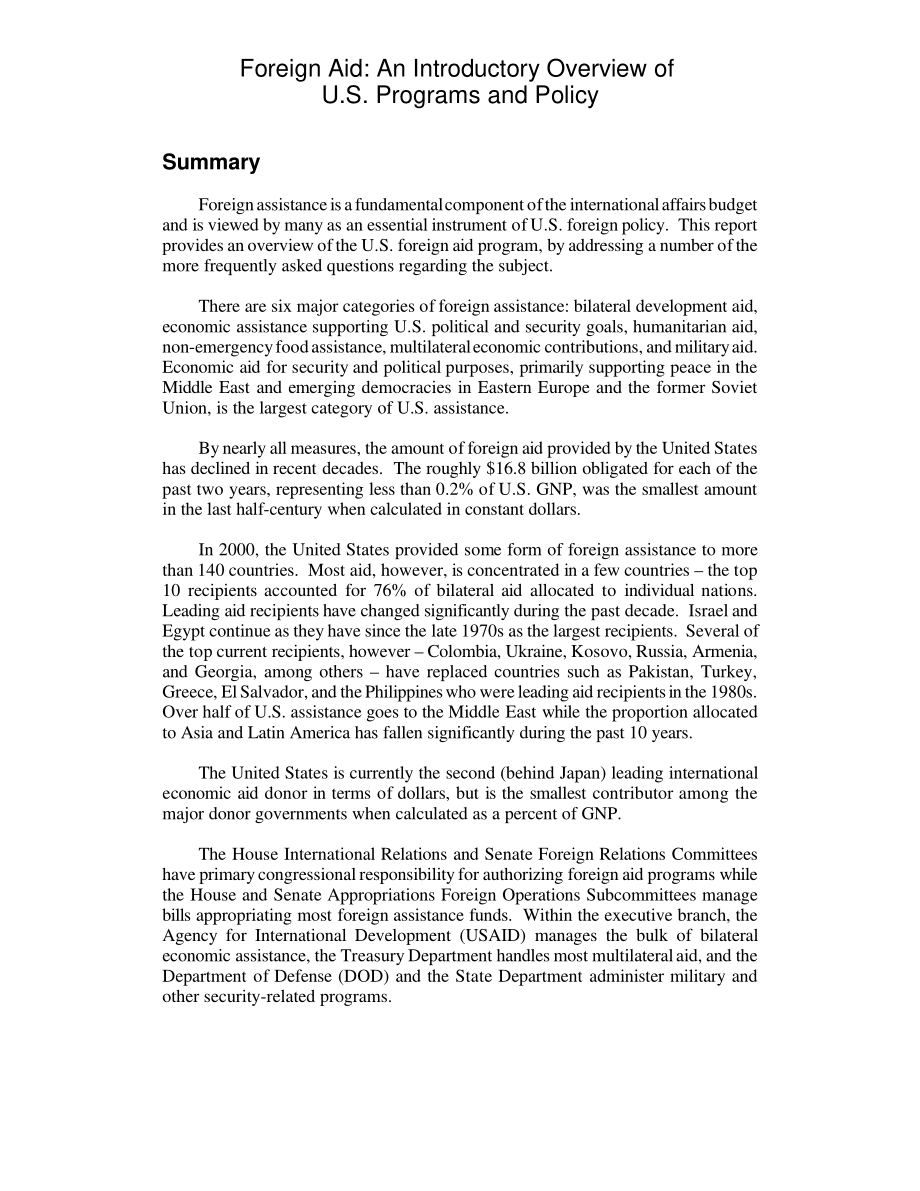 [20010406]98-916F_对外援助：美国计划和政策简介.pdf_第2页