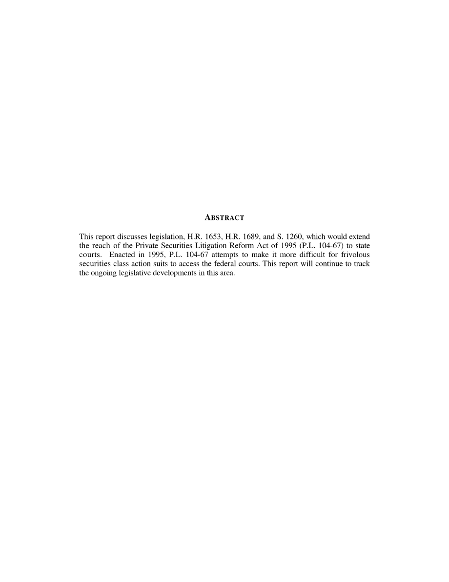 [19980714]98-350E_证券诉讼改革：未完成的工作？.pdf_第2页