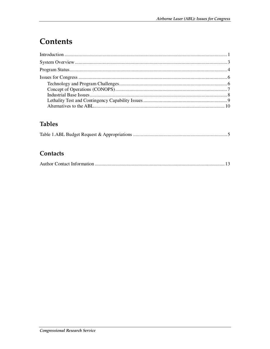[20070709]RL32123_机载激光器（ABL）：国会议题.pdf_第3页