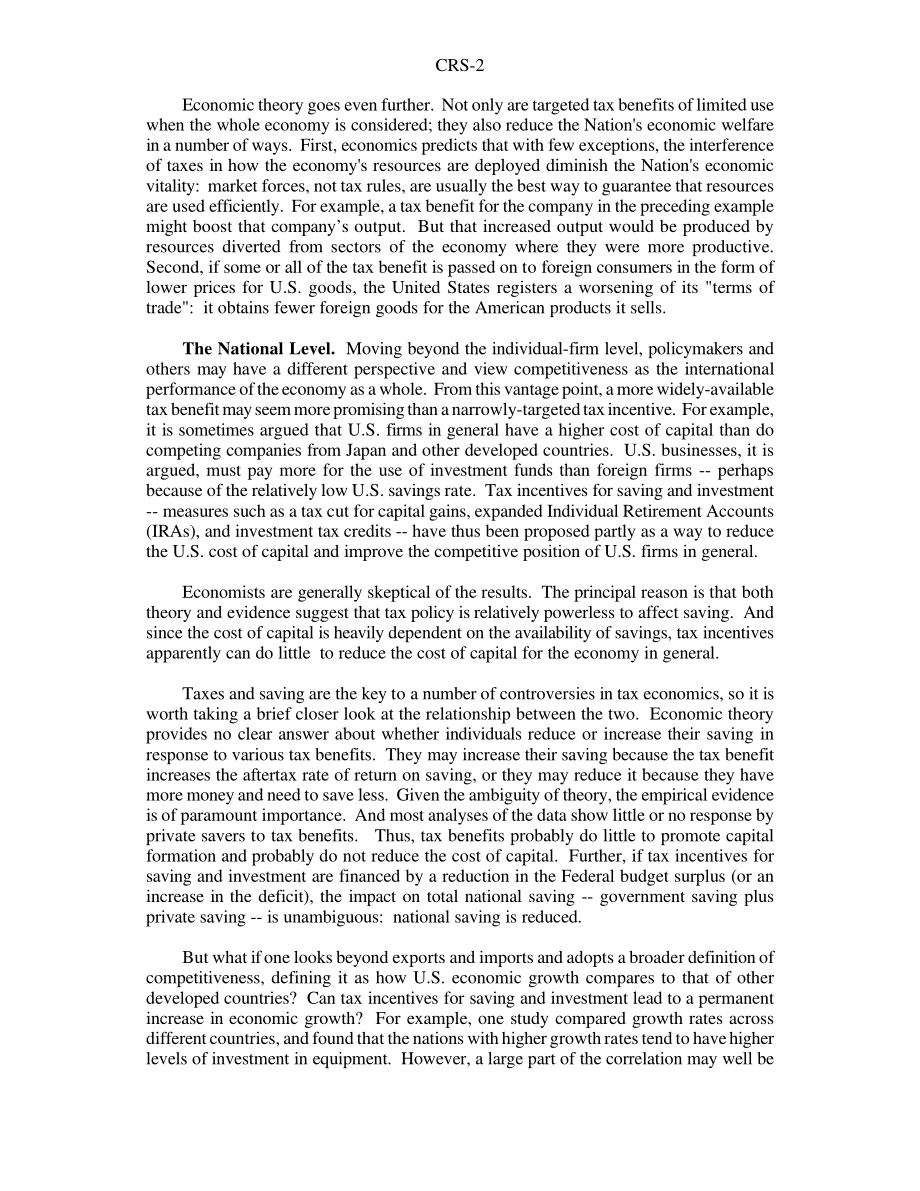 [20000313]RS20495_税收政策能否提高经济竞争力？.pdf_第2页