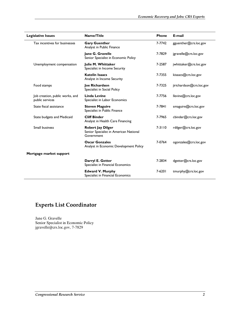 [20110105]R40922_经济复苏和就业：CRS专家.pdf_第3页