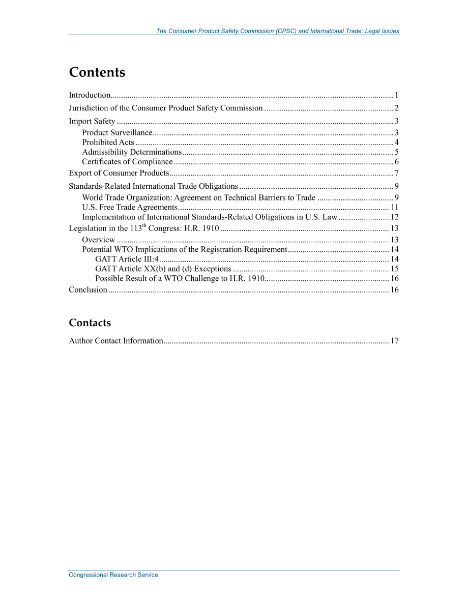 [20131105]R43297_消费品安全委员会（CPSC）和国际贸易：法律问题.pdf_第3页
