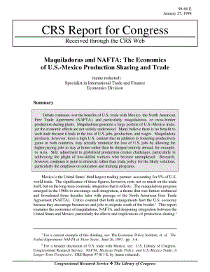 [19980127]98-66_Maquiladoras和NAFTA：美墨生产共享与贸易的经济学.pdf