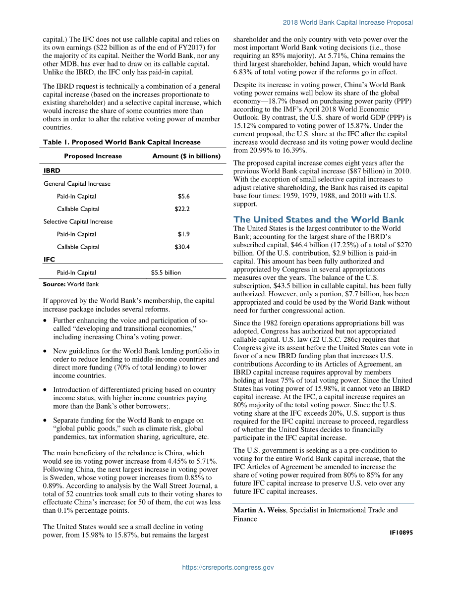 [20181214]IF10895_2018年世界银行增资方案.pdf_第2页
