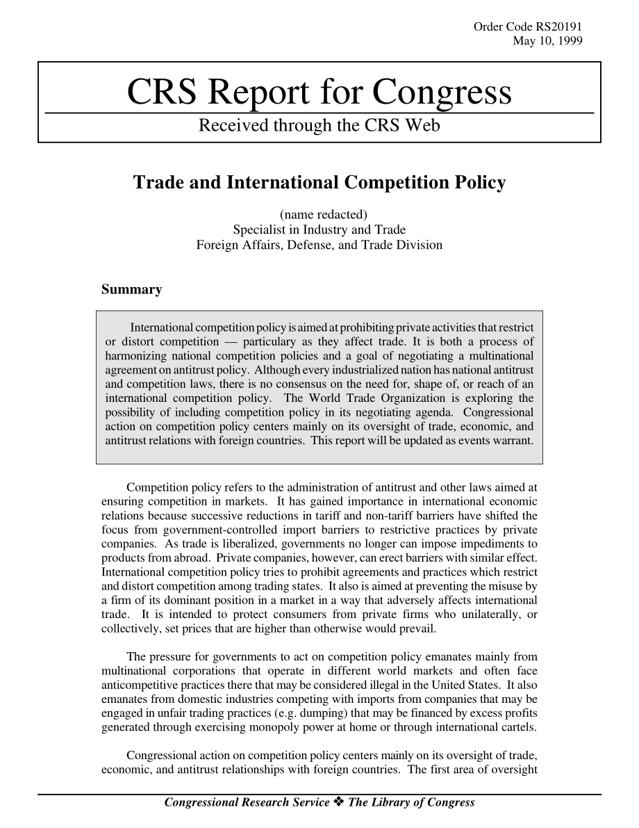 [19990510]RS20191_贸易和国际竞争政策.pdf_第1页