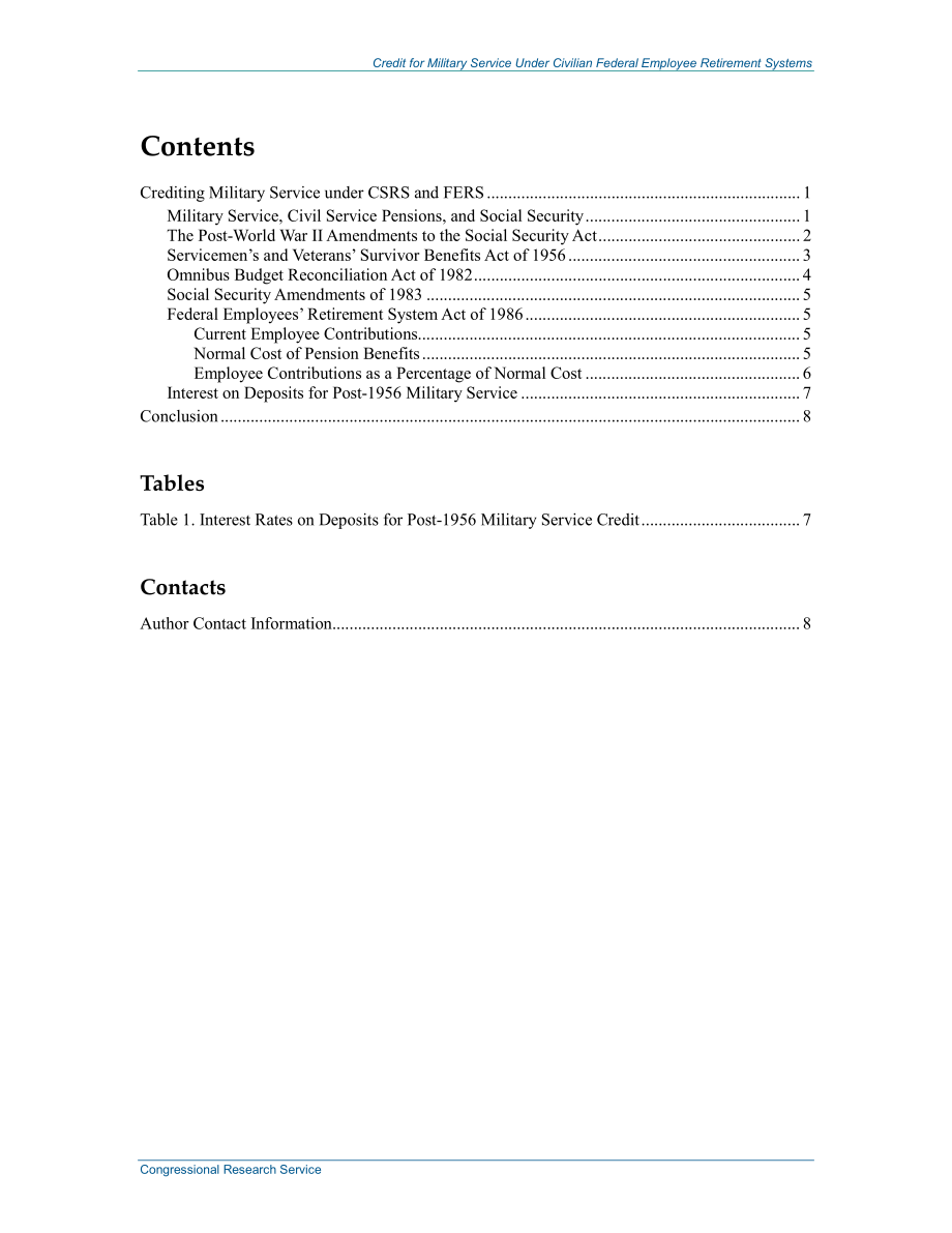[20140327]R40428_联邦文职雇员退休制度下的兵役信贷.pdf_第3页