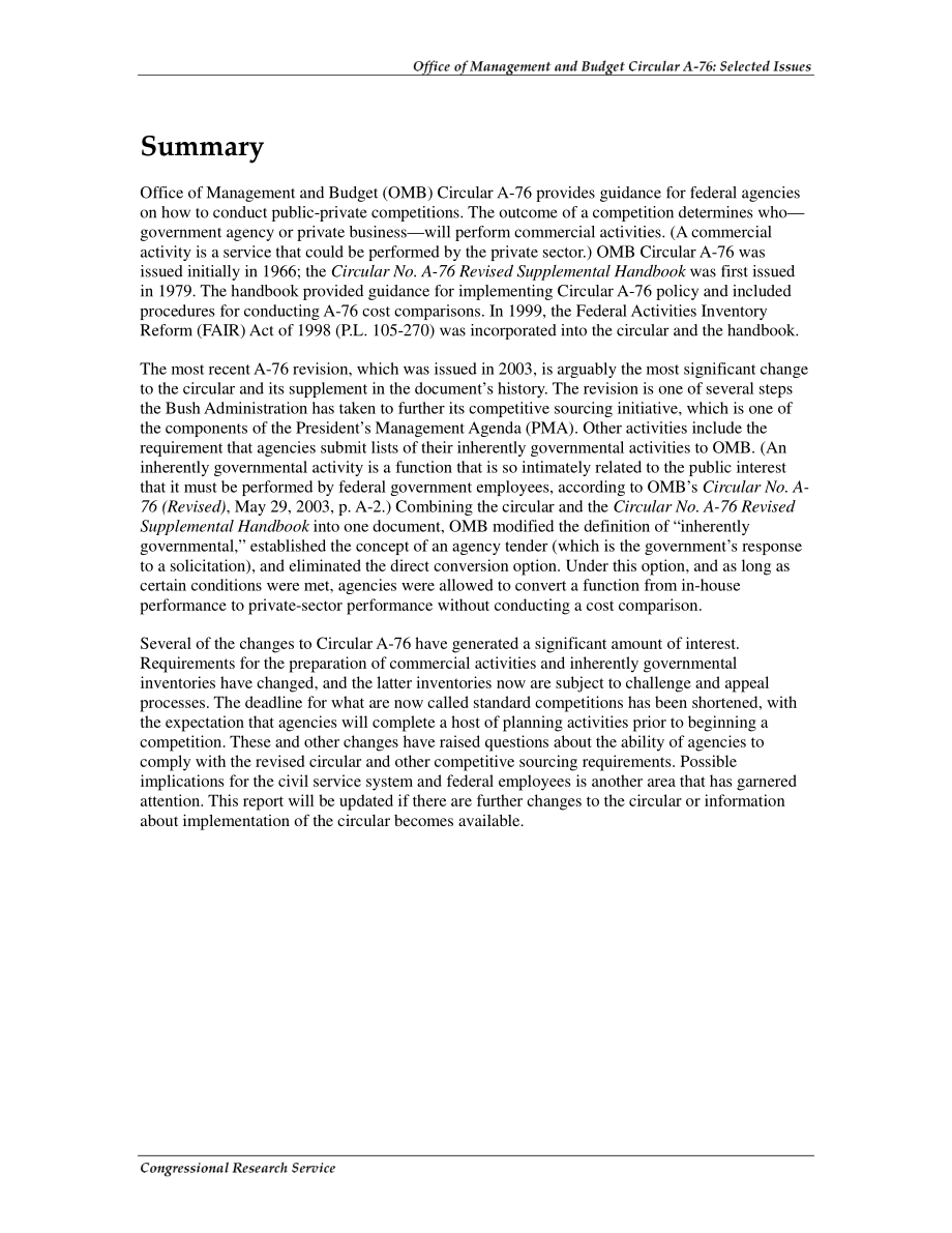 [20070410]RL32017_管理和预算办公室通告A-76：选定的问题.pdf_第2页