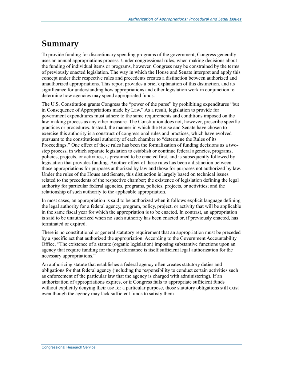 [20161130]R42098_拨款授权：程序和法律问题.pdf_第2页