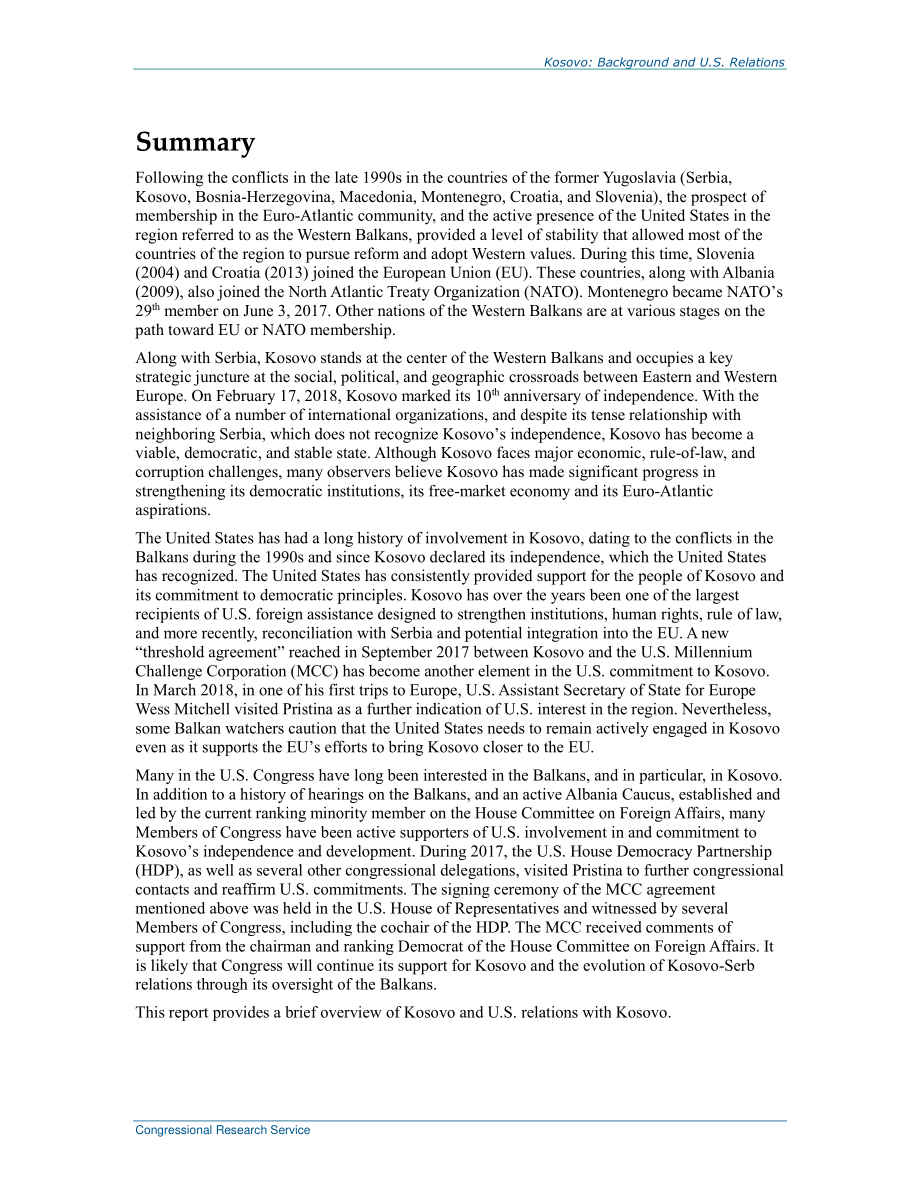 [20180813]R44979_科索沃：背景和美国关系.pdf_第2页