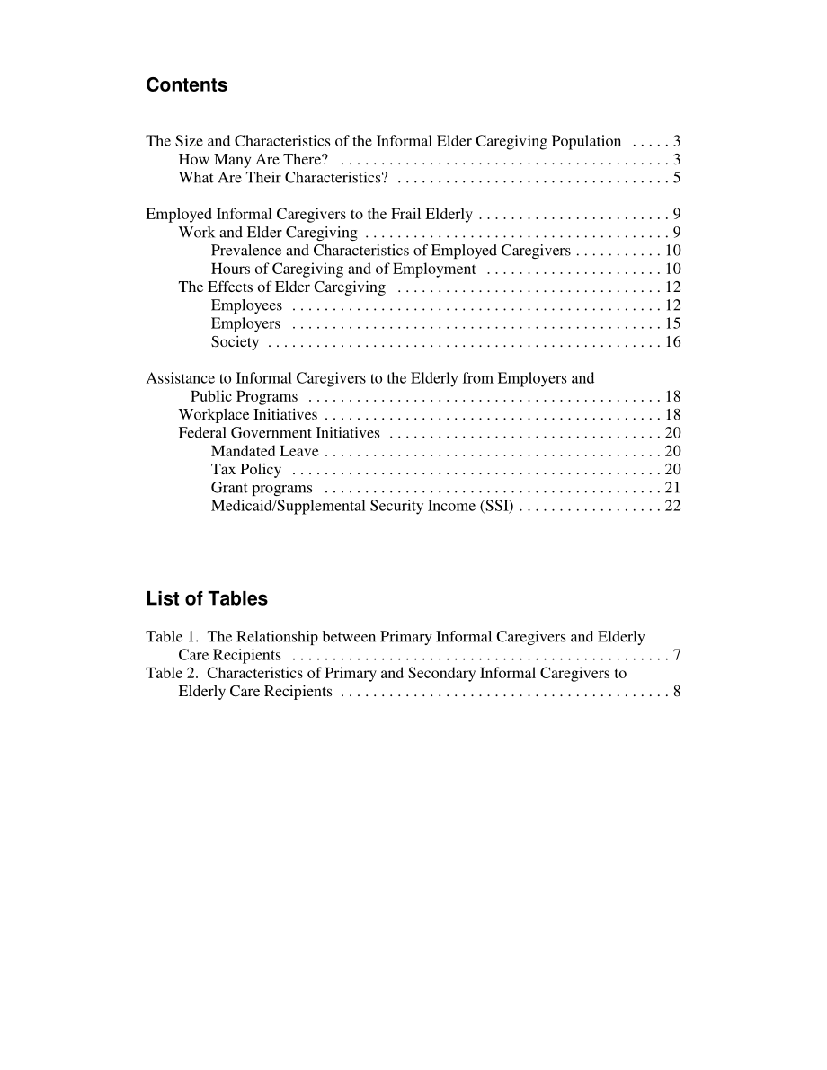 [20030303]RL31755_就业人员对老年人的家庭护理：对工作照料者、雇主和联邦政策的影响.pdf_第3页