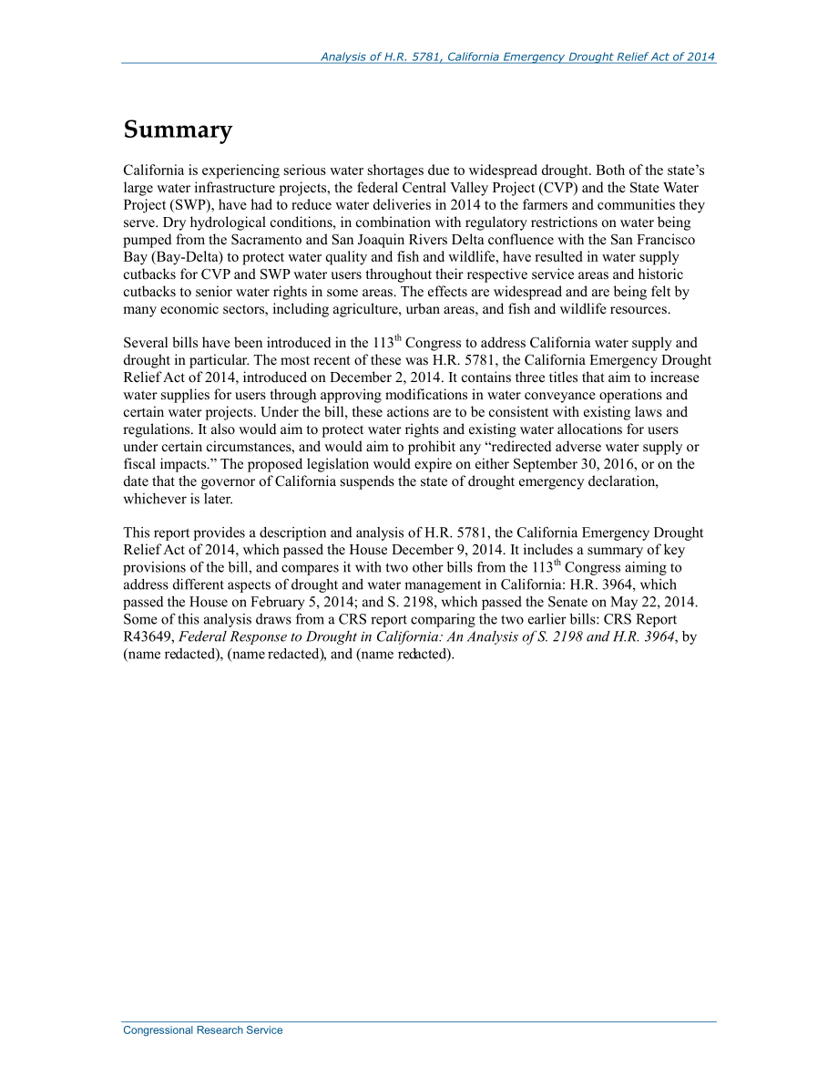 [20141211]R43820_H.R.分析5781《2014年加州紧急抗旱法案》.pdf_第2页