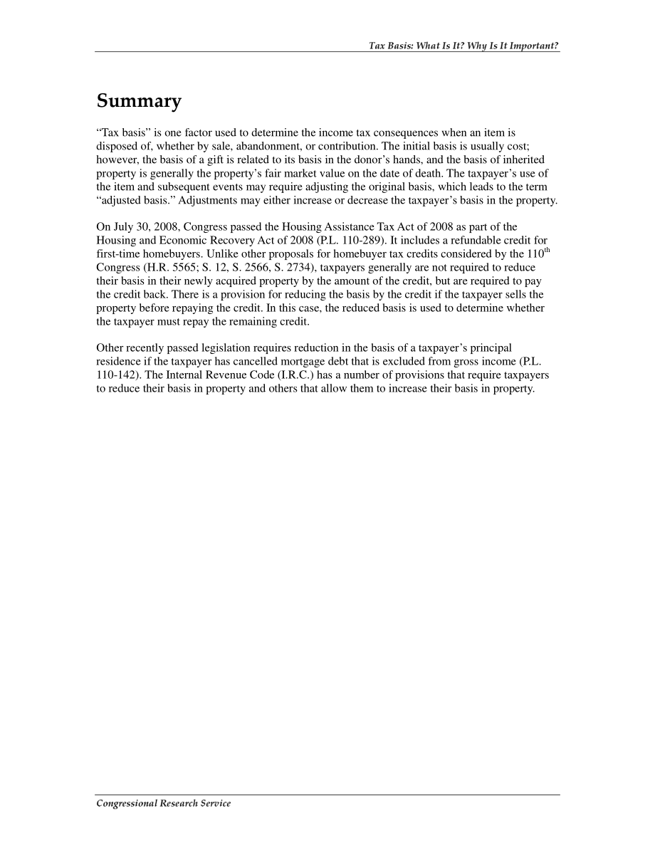 [20081125]RL34662_计税依据：这是什么？为什么它很重要？.pdf_第2页