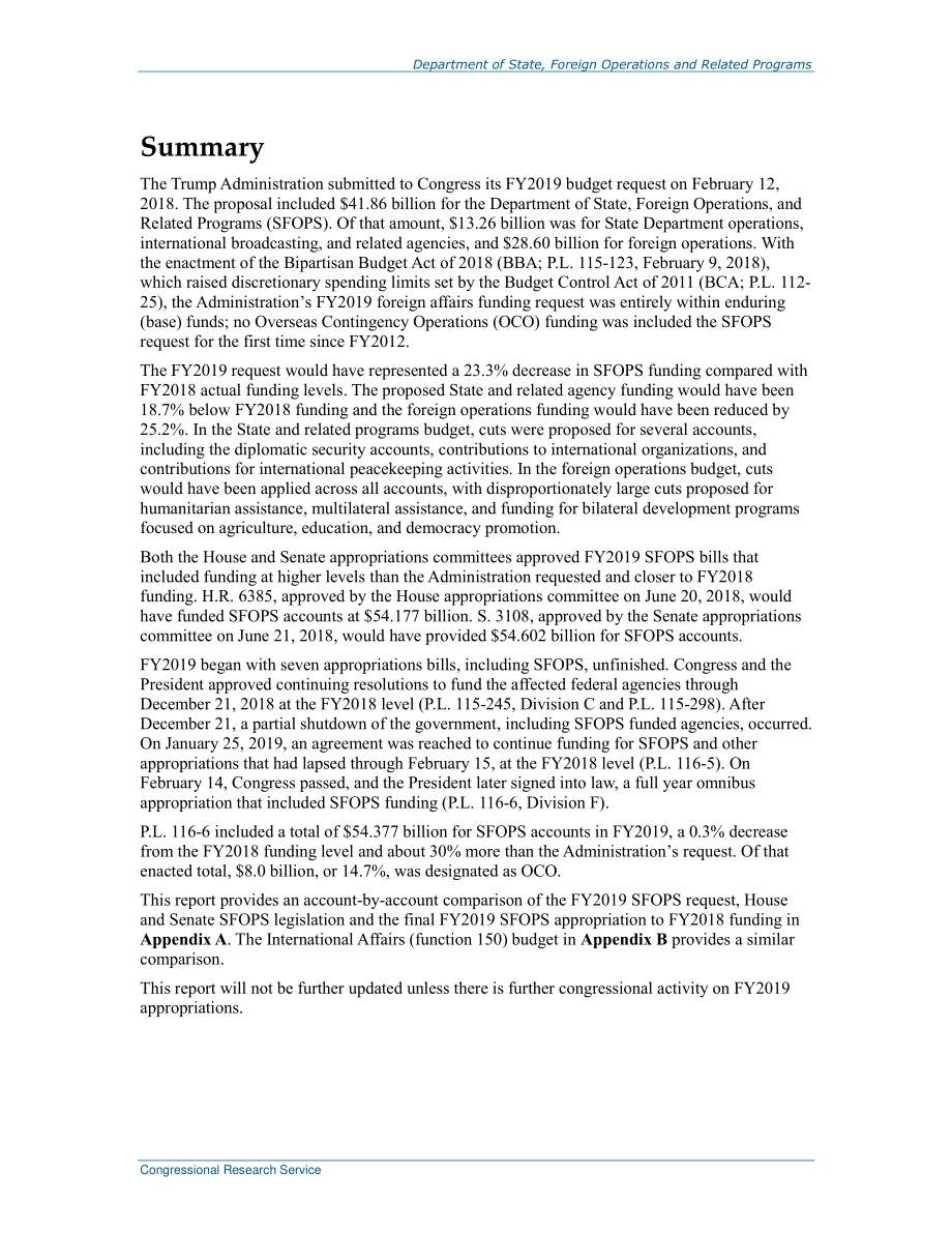 [20190325]R45168_国务院、外国业务和相关计划：2019财年预算和拨款.pdf_第2页