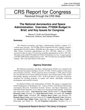 [20060104]RS22063_美国国家航空航天局：概述、2006财年预算概要以及国会的关键问题.pdf