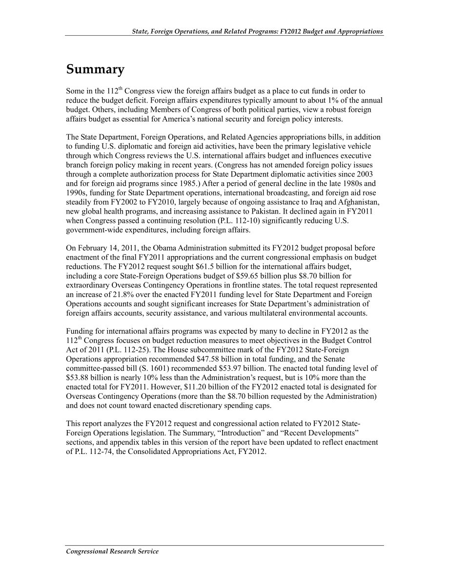 [20120106]R41905_州、国外业务和相关计划：2012财年预算和拨款.pdf_第2页