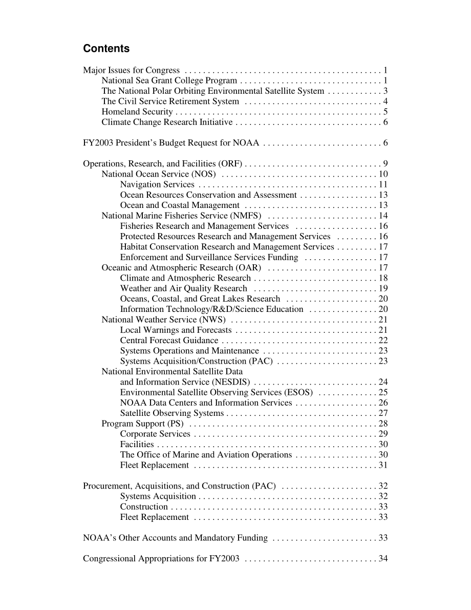 [20021206]RL31567_国家海洋和大气管理局（NOAA）：总统2003财年的预算请求和国会拨款.pdf_第3页