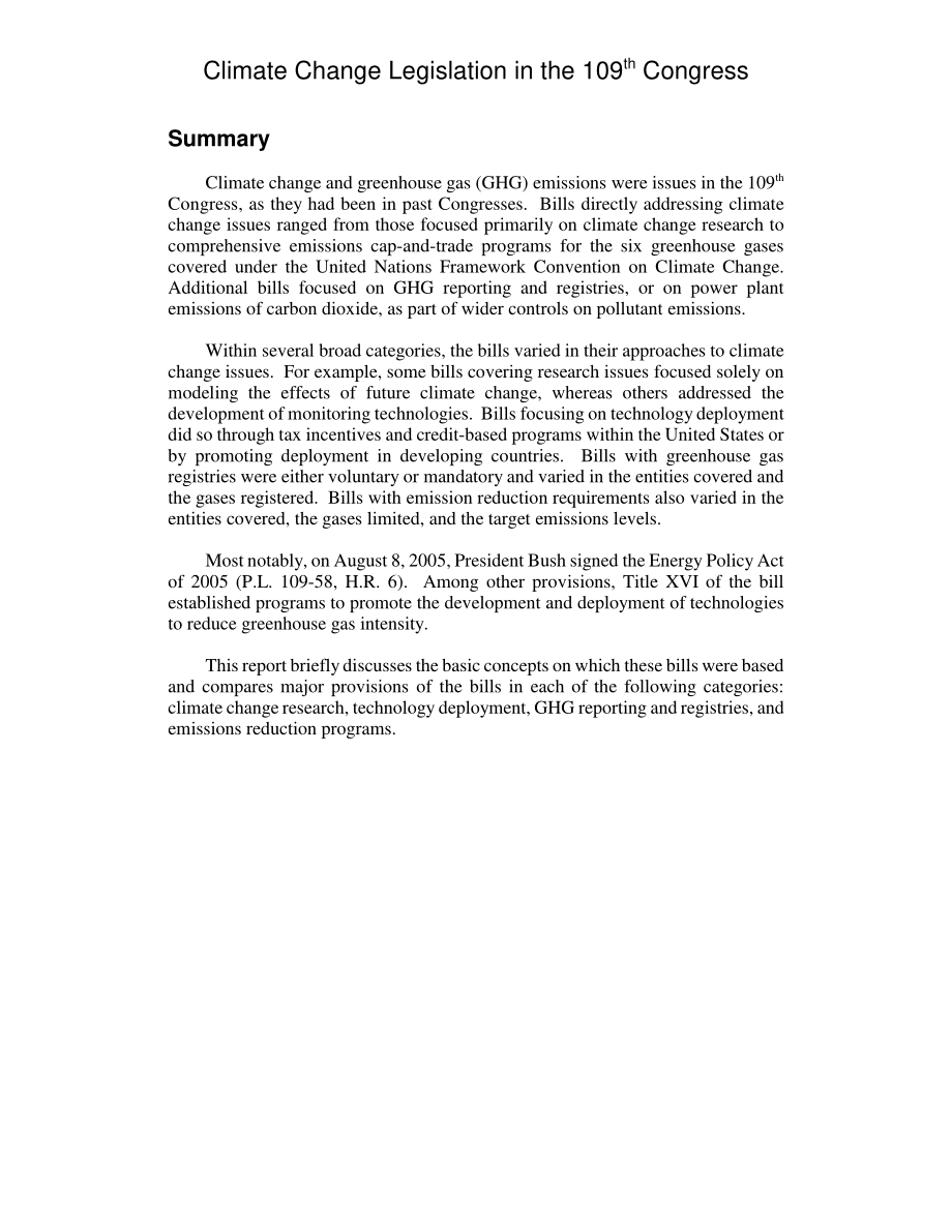 [20070103]RL32955_第109届国会气候变化立法.pdf_第2页