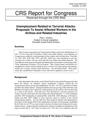 [20011012]RS21047_Unemployment Related to Terrorist Attacks 协助航空公司及相关行业受影响工人的建议.pdf
