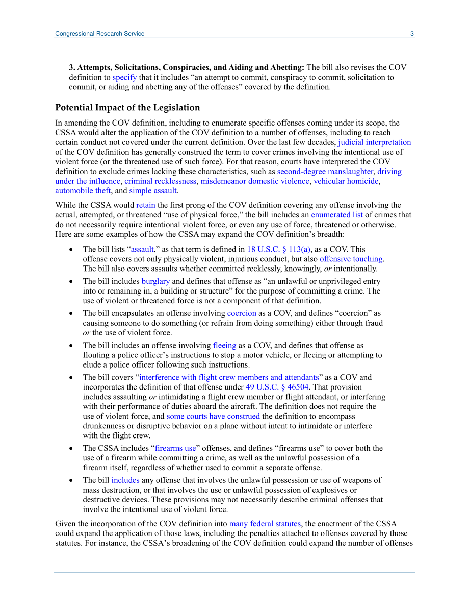 [20181011]LSB10203_众议院通过修正联邦“暴力罪”定义的法案.pdf_第3页