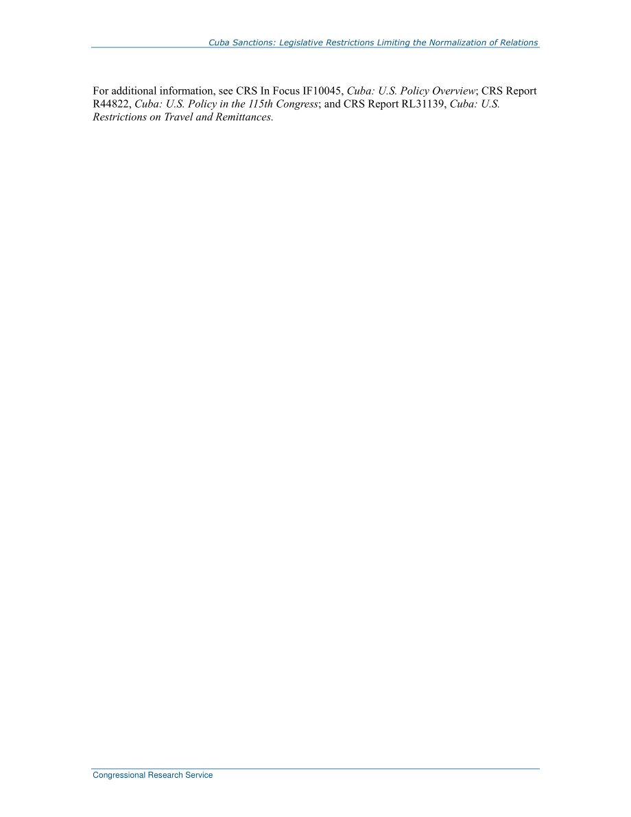 [20180504]R43888_古巴制裁：限制关系正常化的立法限制.pdf_第3页