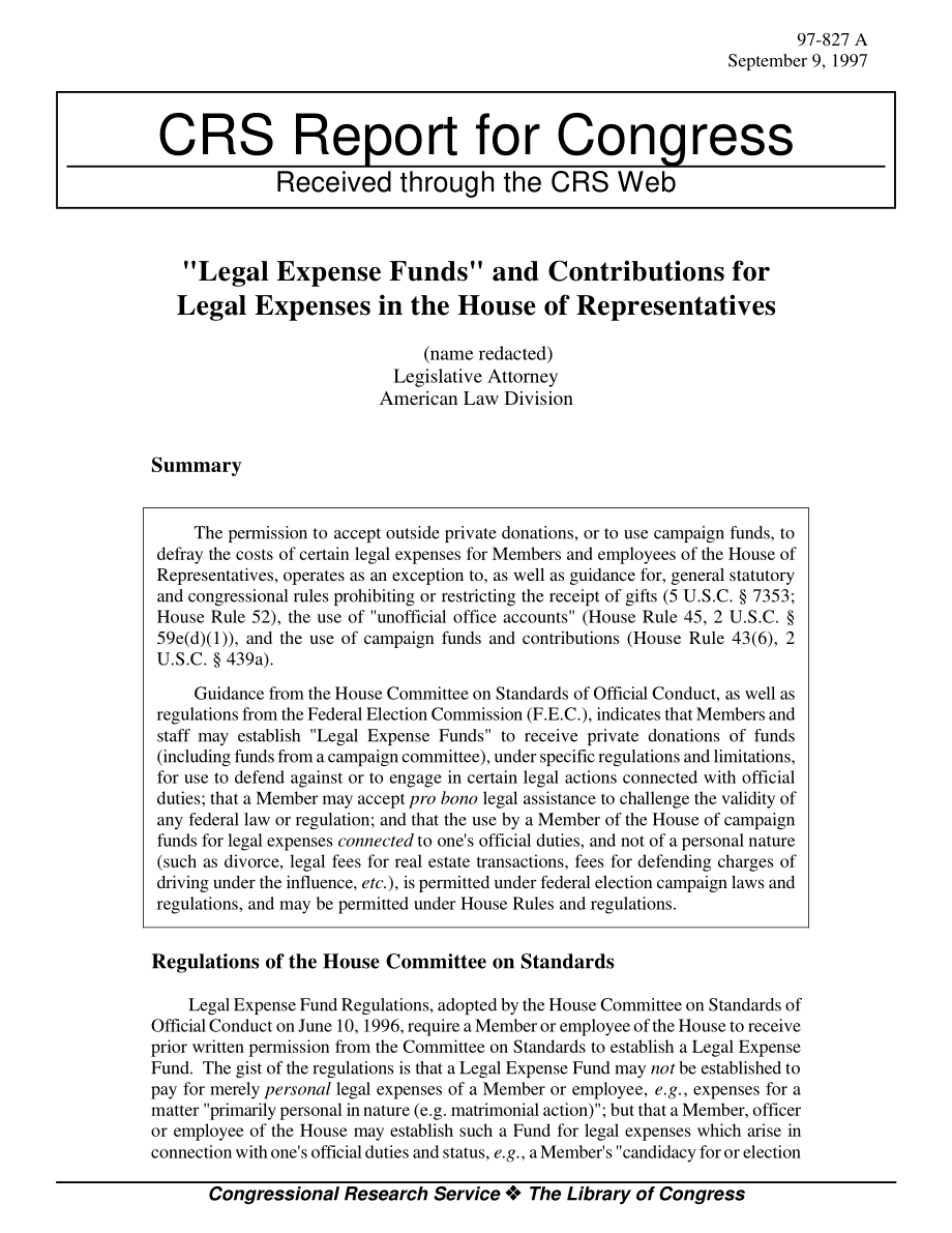 [19970909]97-827_“法律费用基金”和众议院法律费用缴款.pdf_第1页