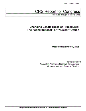 [20051101]RL32684_更改参议院规则或程序：“宪法”或“核”选项.pdf