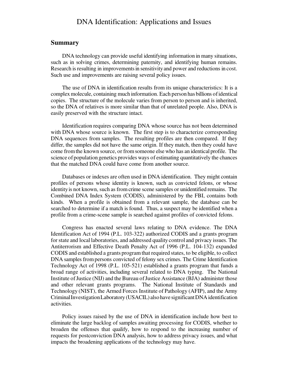 [20010112]RL30717_DNA鉴定：应用程序和问题.pdf_第3页